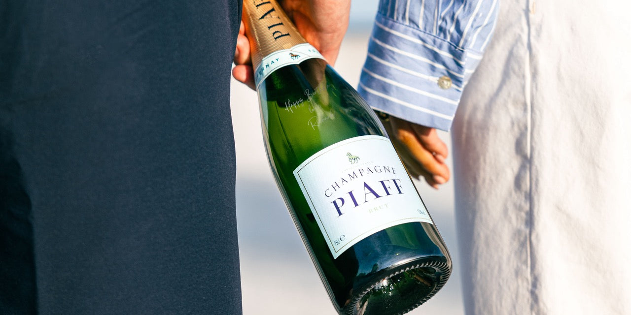 Persoanlised champagne for corporate gifting